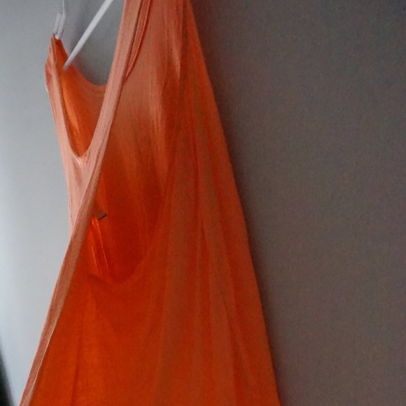 NWT Free People Cruz Cape Tank Top Orange M - Picture 4 of 6